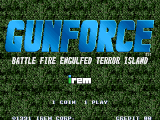 Gunforce - Battle Fire Engulfed Terror Island