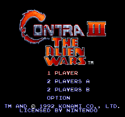 Contra 3: The Alien Wars