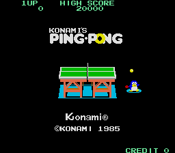 Konami's Ping-pong