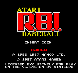 Vs. Atari R.b.i. Baseball