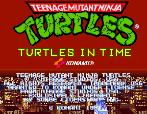 Teenage Mutant Ninja Turtles: Turtles in Time